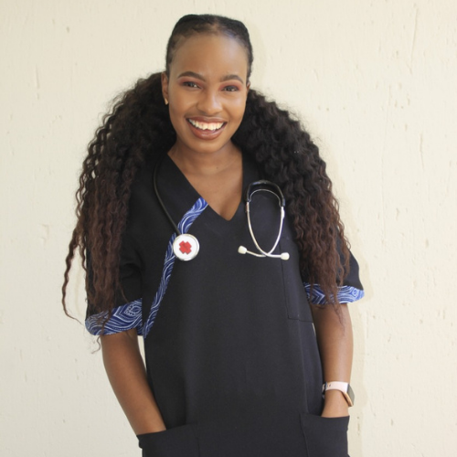 African Print Scrubs - Image 3