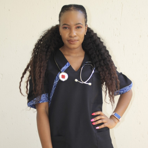 African Print Scrubs - Image 6