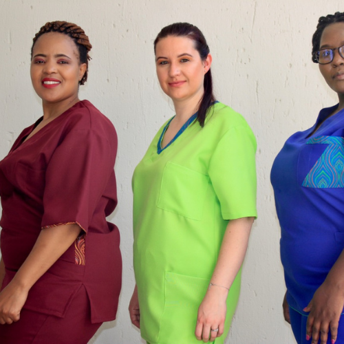 African Print Scrubs - Image 8