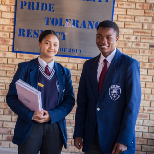 Teens Navy Blue Blazer with School Emblem - Image 2