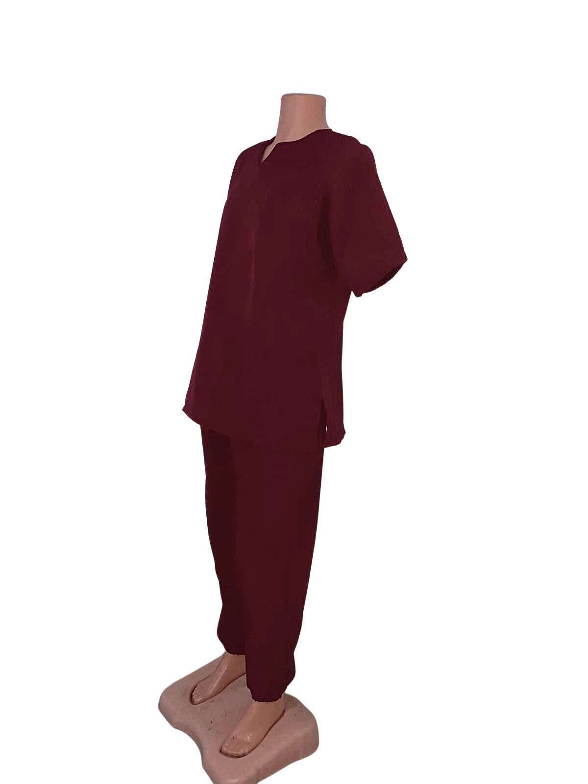 Maroon Medical Scrubs for Sale - Image 2