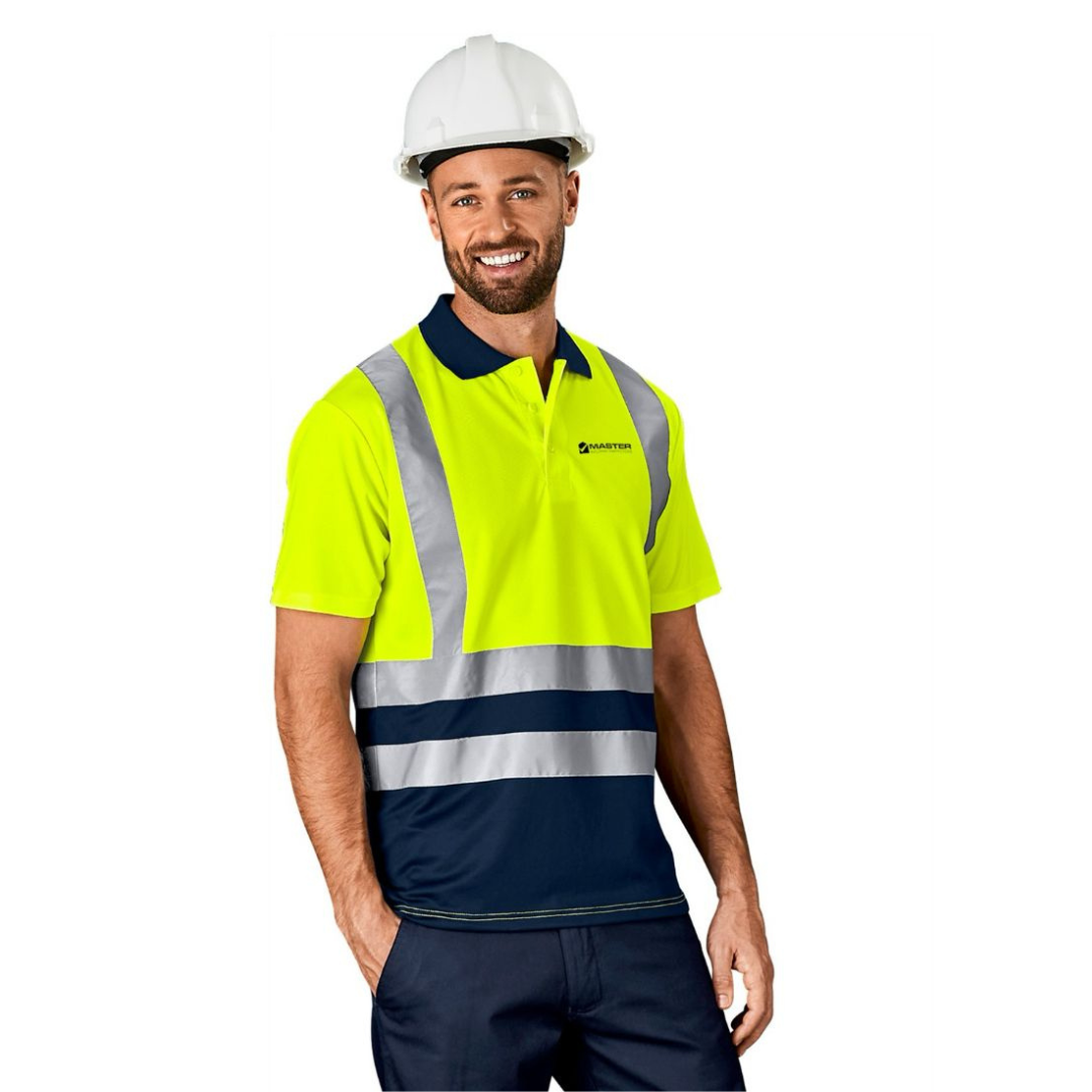 Surveyor Two-Tone Hi-Vez Reflective Golf Shirt