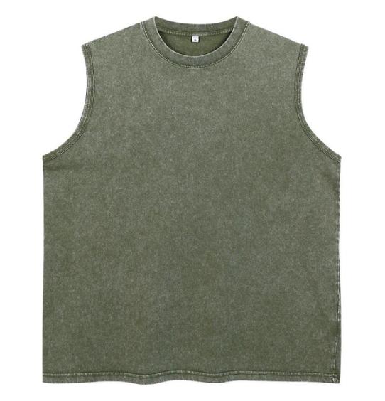230 GSM Vintage Washed Tank - Image 4